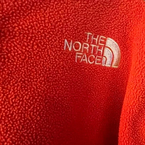 The North Face Men's Bold Red and Charcoal Jacket - Picture 6 of 8